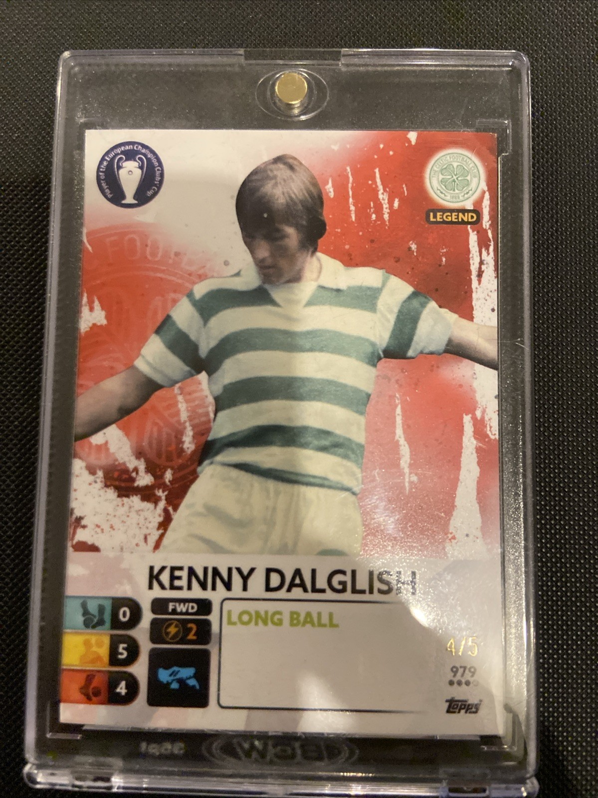 Topps Total Football 2022/23 Kenny Dalglish, Red, 4/5, Celtic FC for sale on Ebay