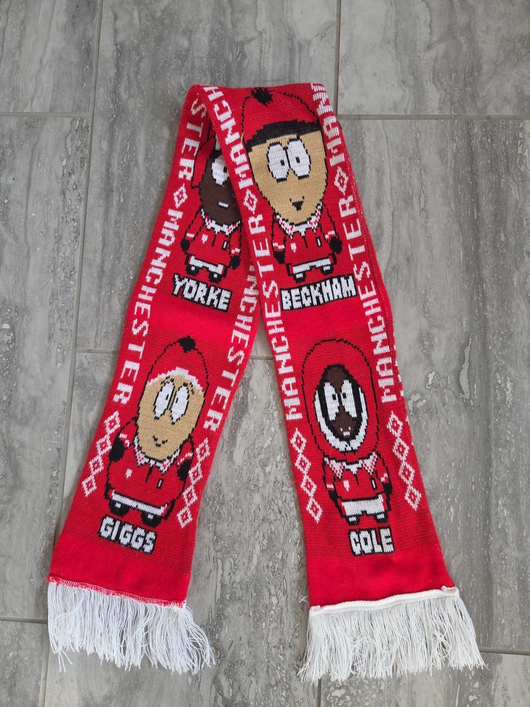 Manchester United South Park Scarf for sale on Ebay