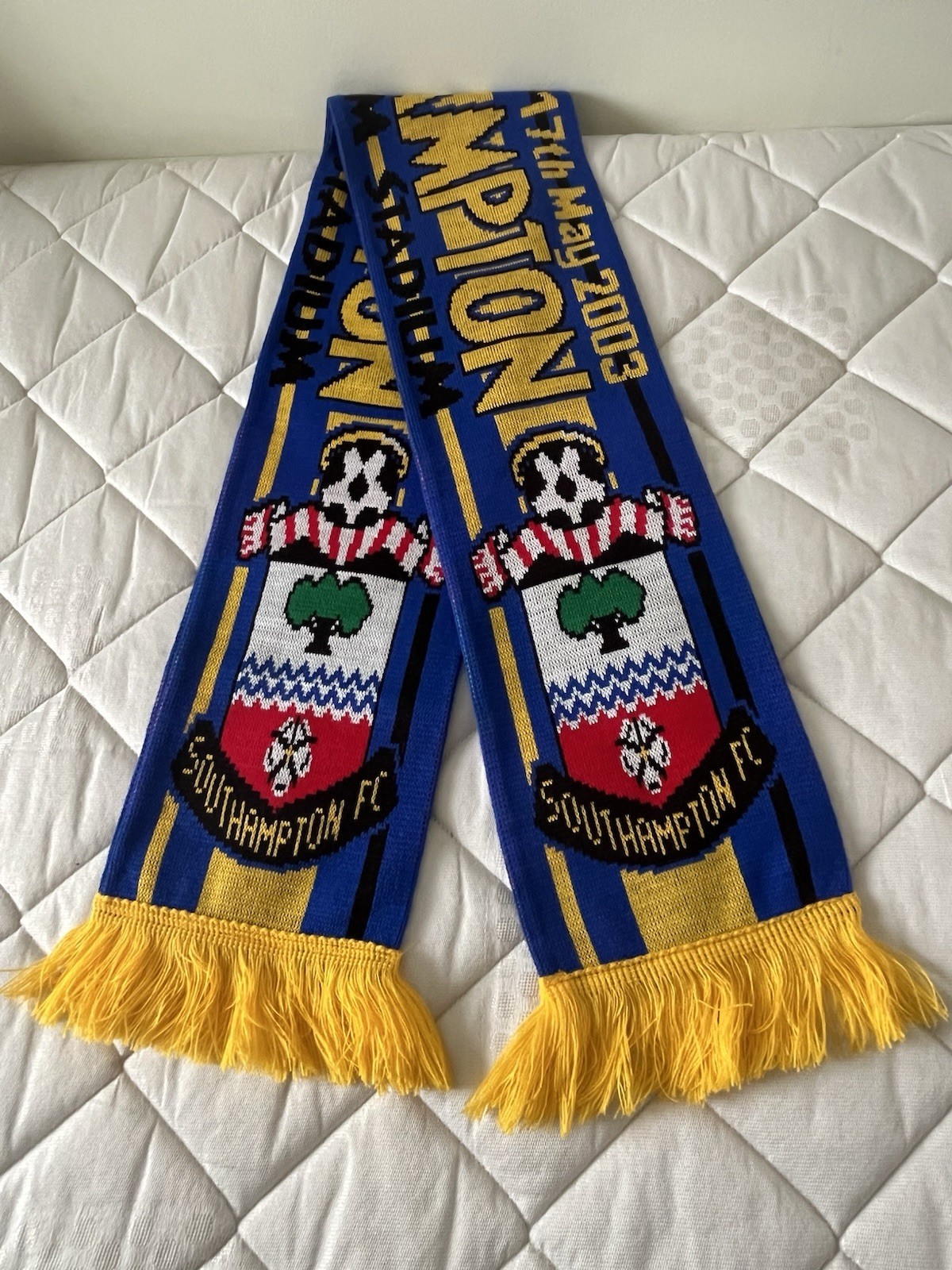 Southampton FC FA Cup Final 2003 Scarf for sale on Ebay