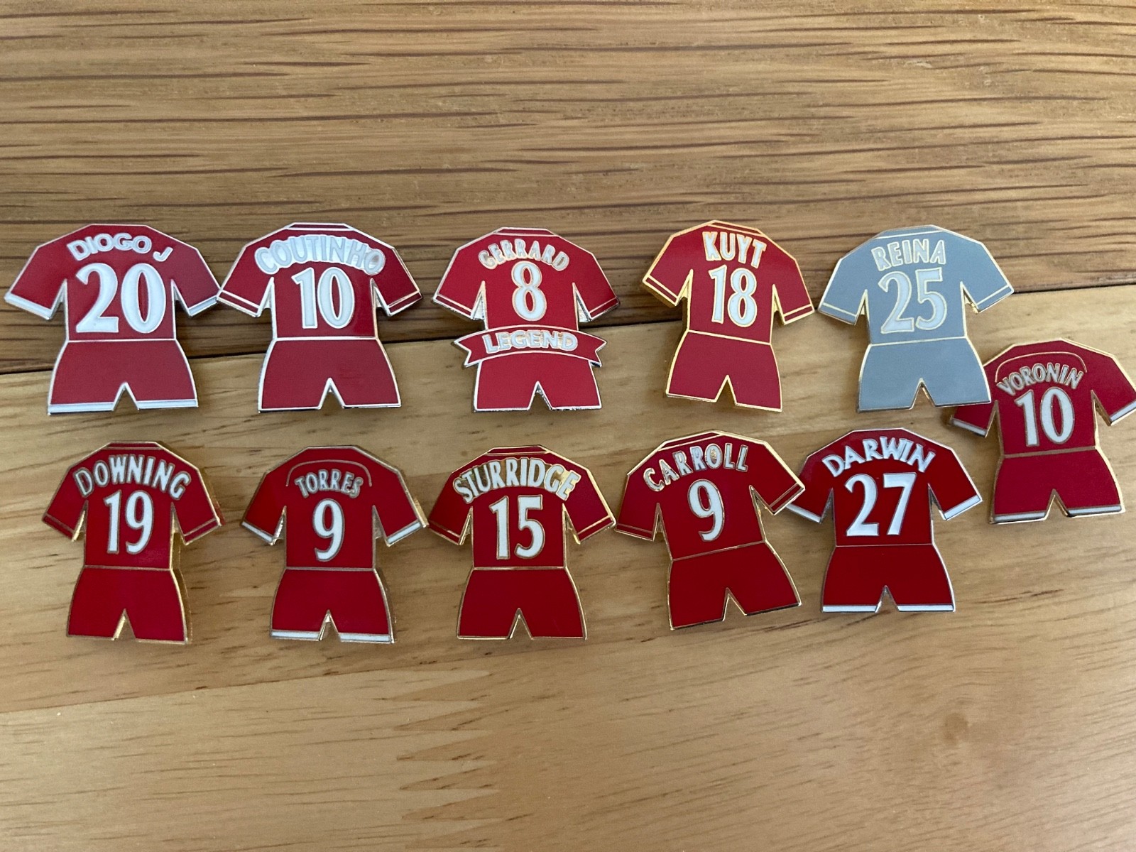11x  Liverpool Football Club Pin Badges for sale on Ebay