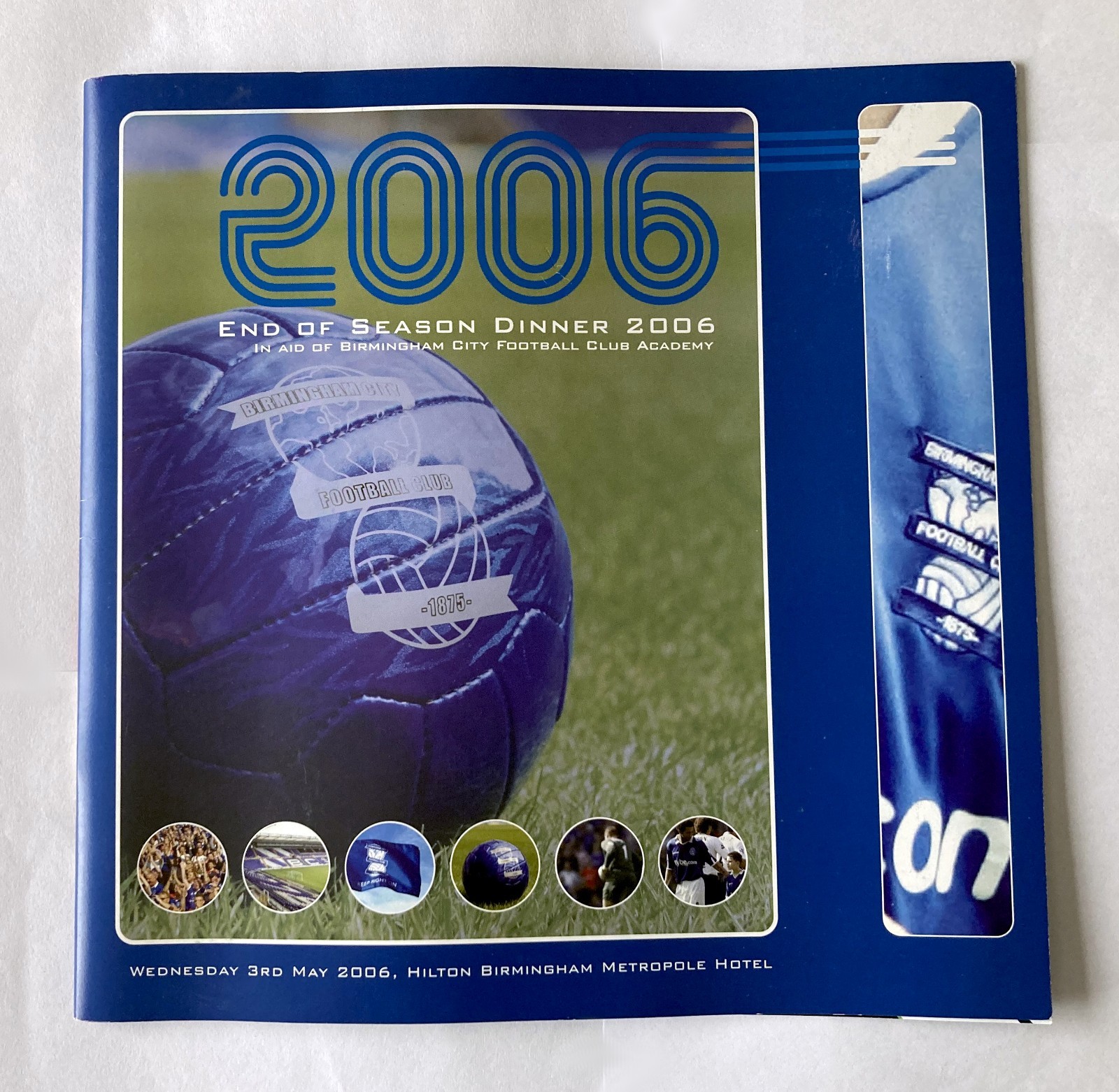 BIRMINGHAM CITY End of Season AWARDS DINNER 2006 booklet & invite FREE POSTAGE for sale on Ebay