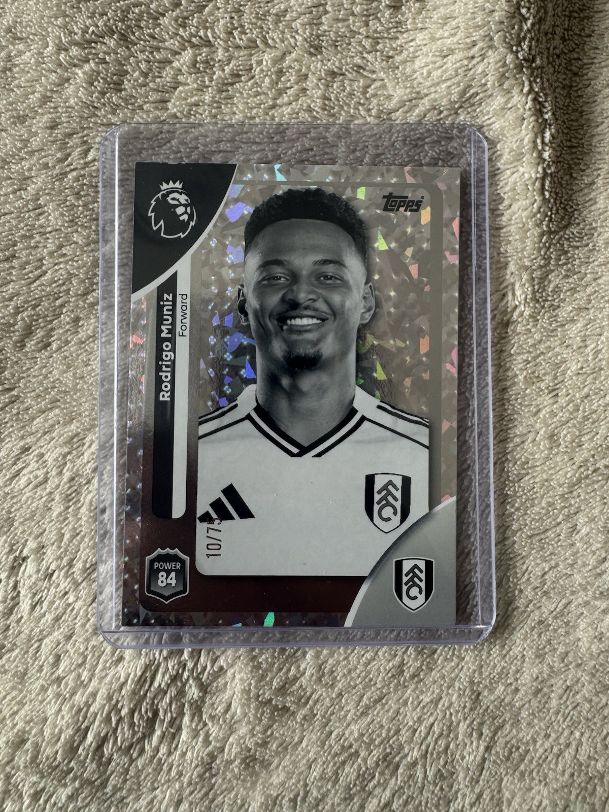 Topps 2026 Premier League Rodrigo Muniz Parallel Numbered 10/75 Fulham FC for sale on Ebay
