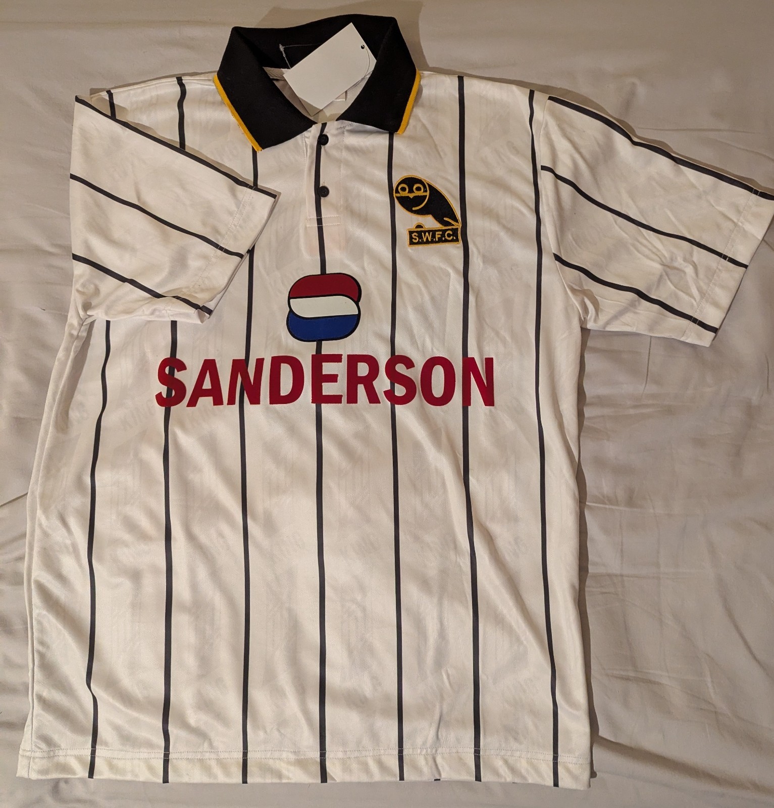 Sheffield Wednesday 4th shirt 93/94 Large. Remake. for sale on Ebay