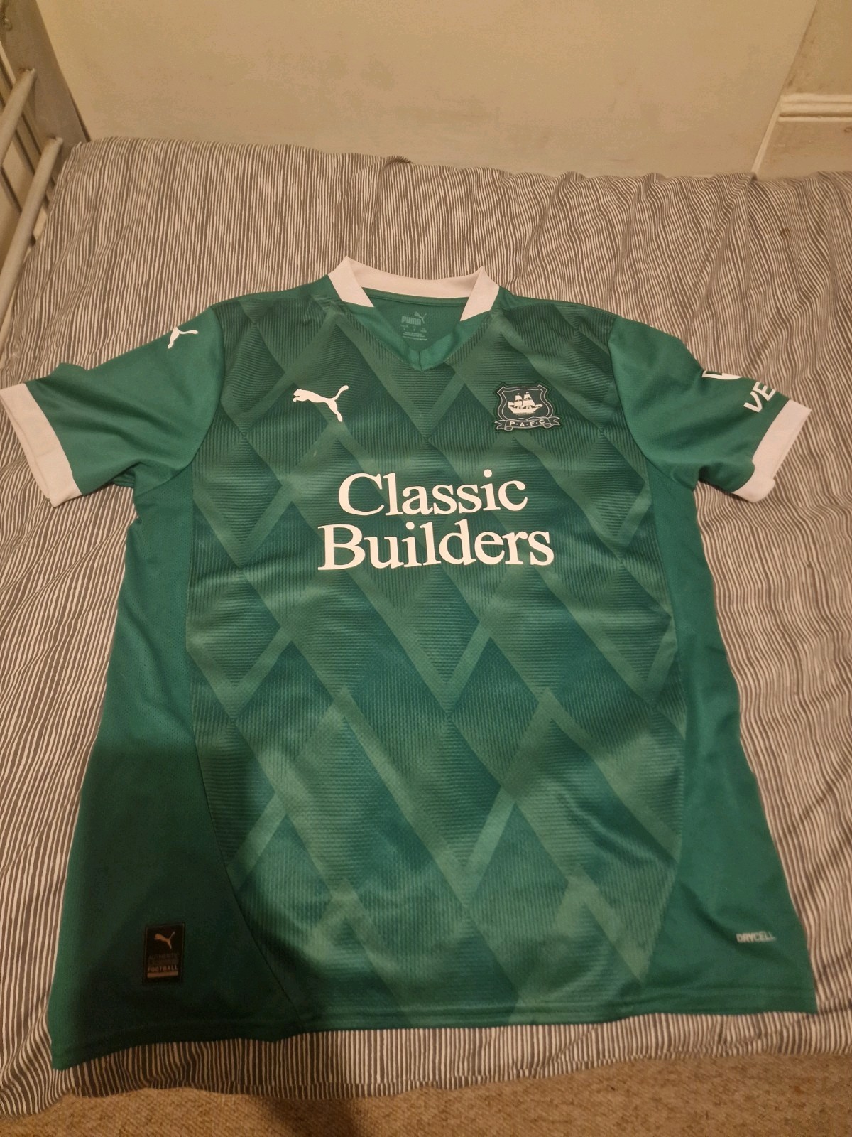 plymouth argyle football shirt xl for sale on Ebay
