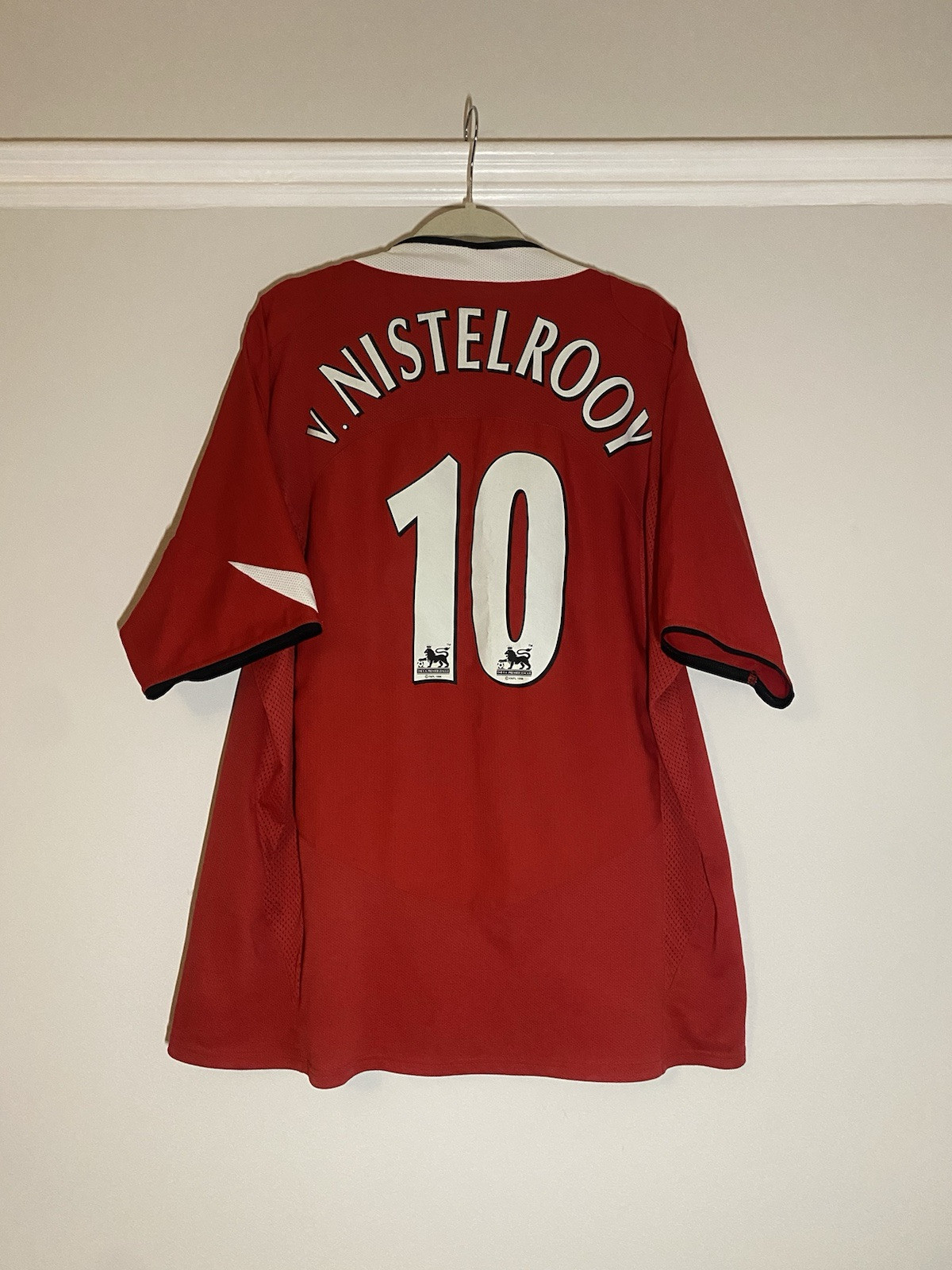 Original Manchester United 2004/06 home Shirt Nike , Van Nistelrooy #10 XL for sale on Ebay