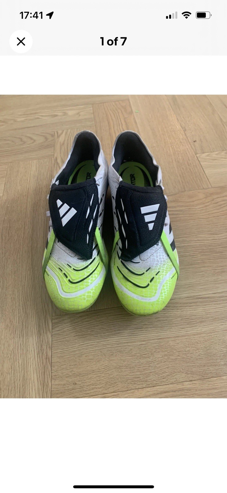 Adidas Predator Pro Fold-Over Tongue Firm Ground Football Boots - Size: UK 10.5 for sale on Ebay