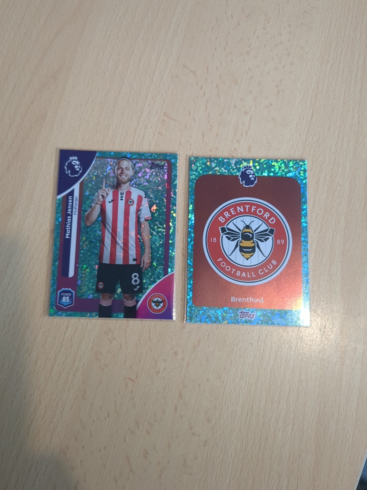 Topps Premier League 2025/2026 Brentford Numbered Cards /499 for sale on Ebay