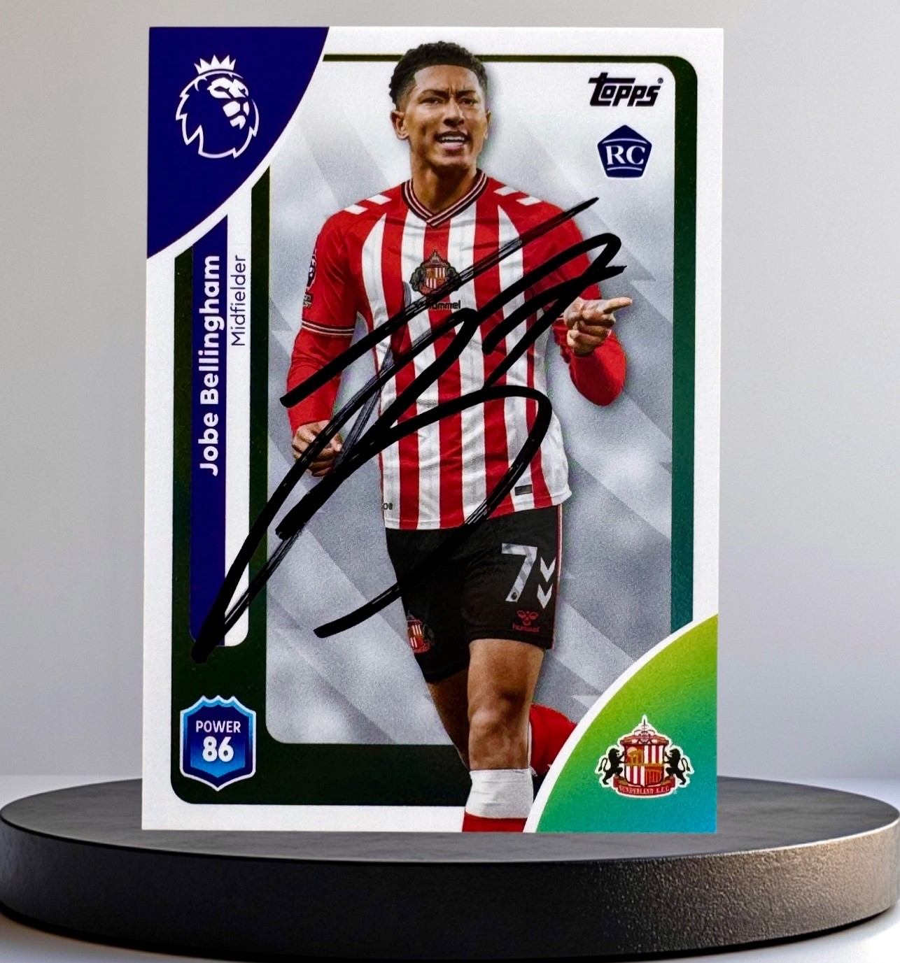 Jobe Bellingham (Sunderland) Signed Auto Rookie Card Topps Premier League 2026 for sale on Ebay