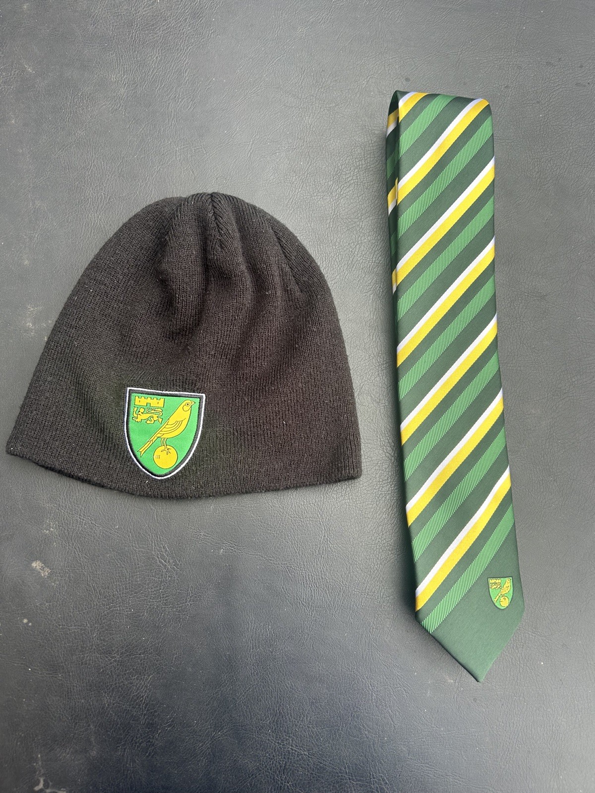 Norwich City  F C Fan Pack New Era Beanie Hat,  Club Tie & programme for sale on Ebay