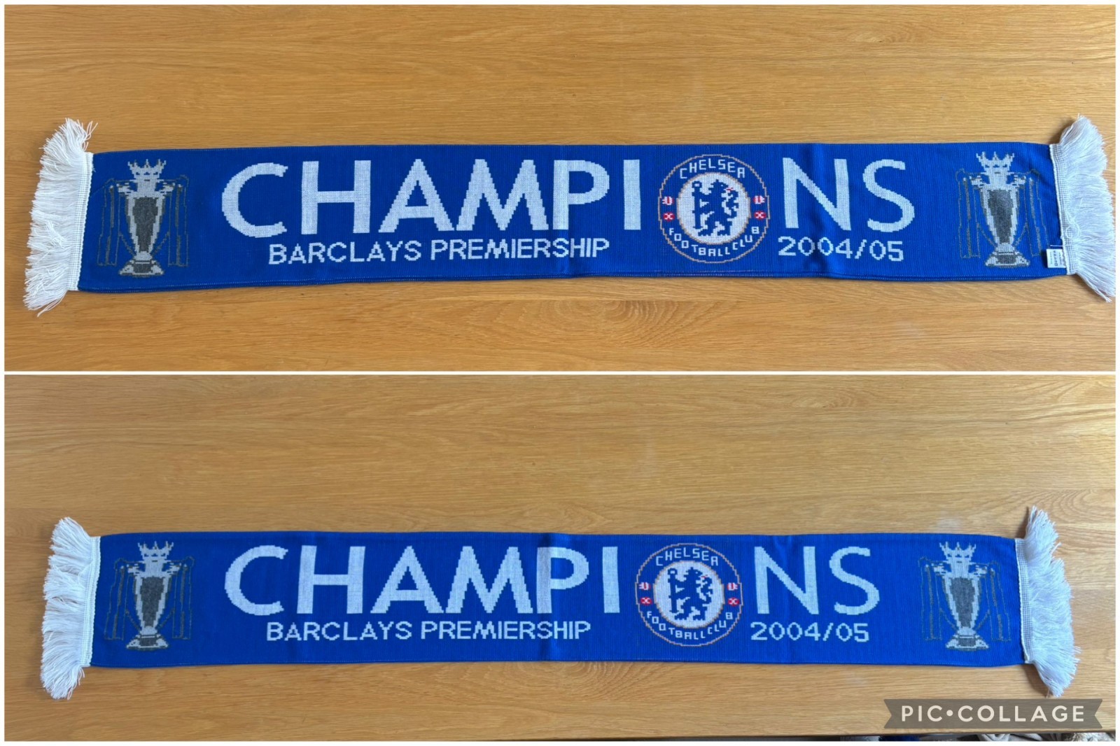 Official Merchandise, Chelsea Football Club Scarf - 2004/2005 Champions for sale on Ebay