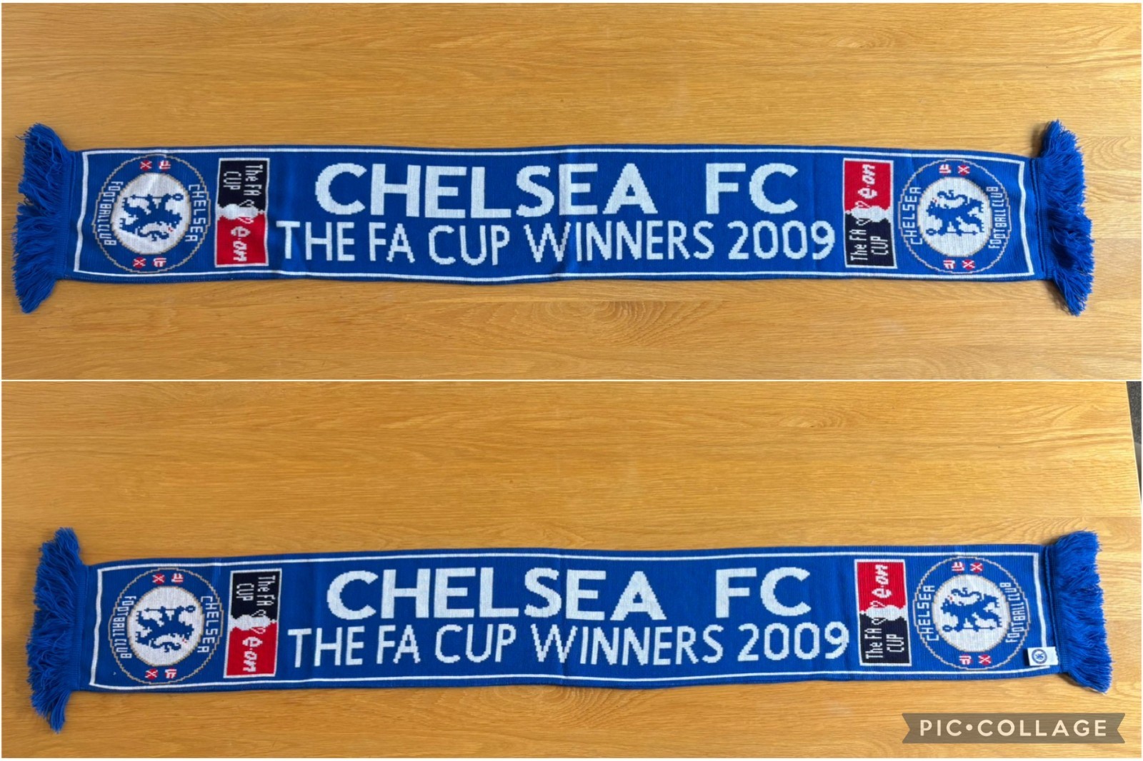 Official Merchandise, Chelsea Football Club Scarf- FA Cup Winners 2009 for sale on Ebay