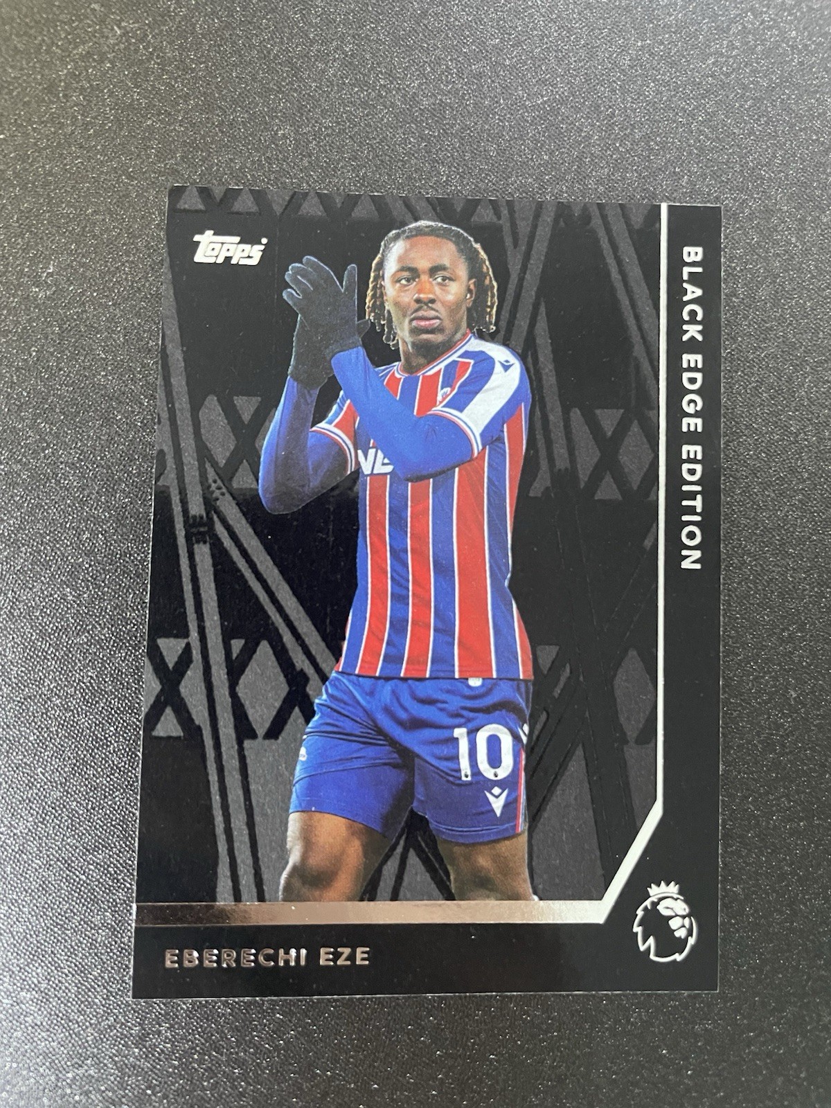 Eberechi Eze Black Edge Edition Topps Premier League 2026 Crystal Palace for sale on Ebay