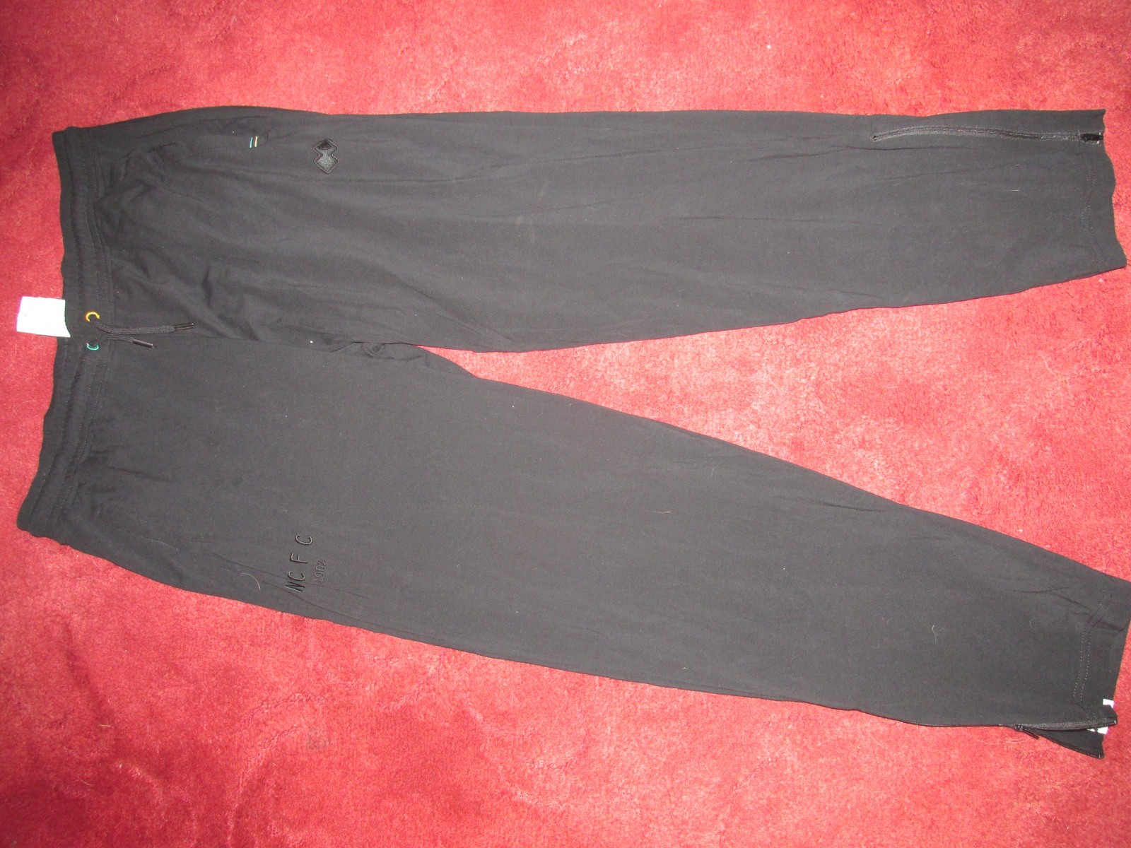 Norwich City FC Track Suit Bottoms in Black size 2XL / XXL by Errea for sale on Ebay