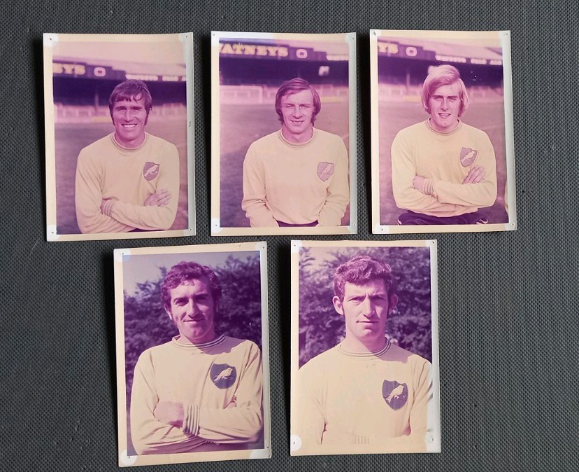 NORWICH CITY  - 1971/72 - 5 PLAYER PHOTOGRAPHS for sale on Ebay
