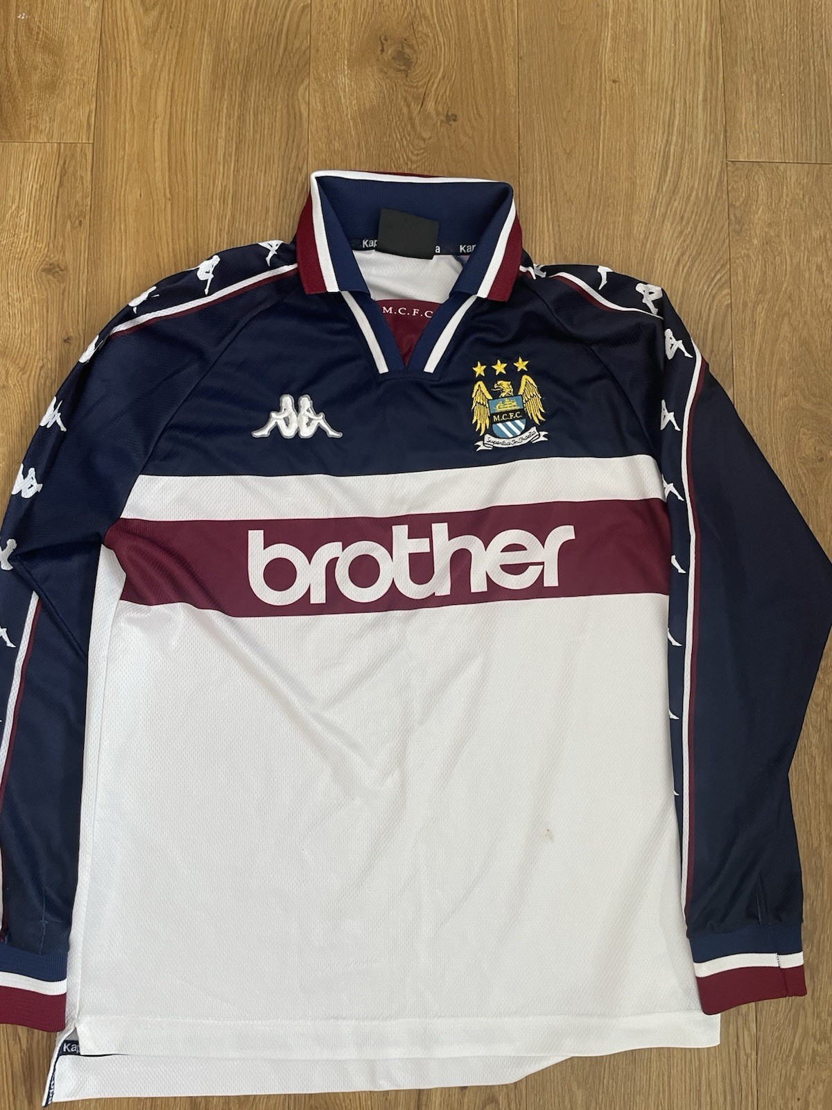 Original Manchester City 1997 Away Shirt - Medium for sale on Ebay