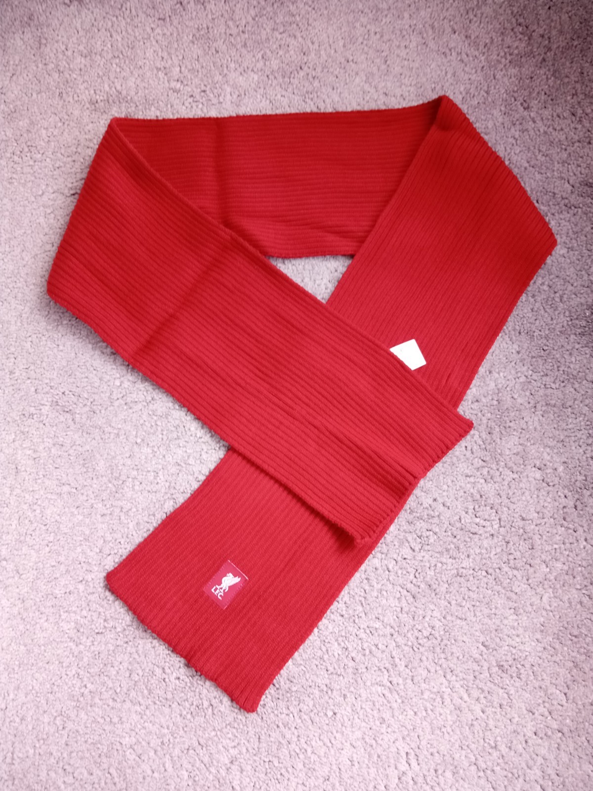 NEW. Official Liverpool FC Merchandise Members Red Scarf CHARITY SALE for sale on Ebay