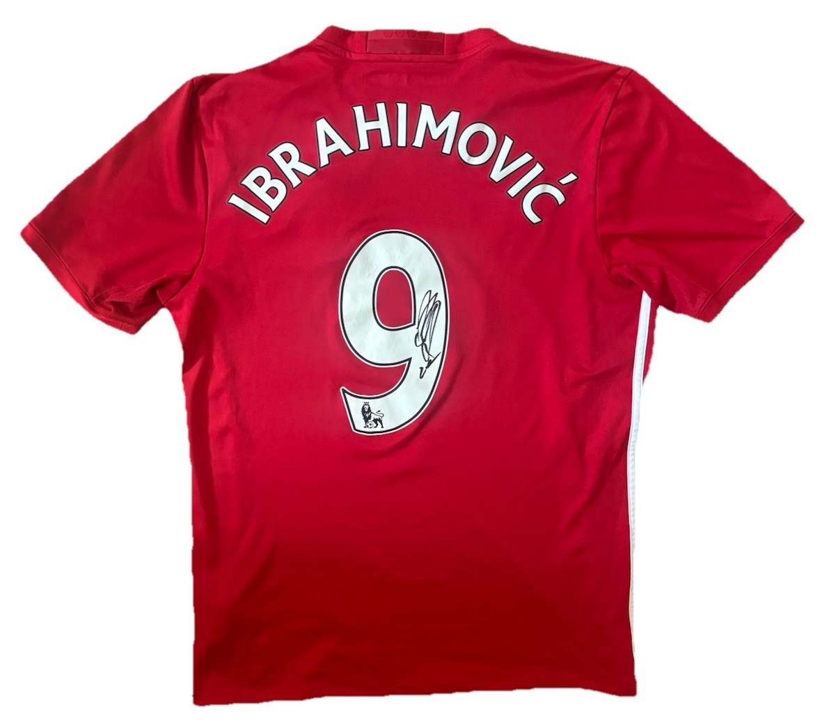 ZLATAN IBRAHIMOVIC Hand signed Man United HOME 2015/16 OFFICIAL jersey RARE*COA for sale on Ebay