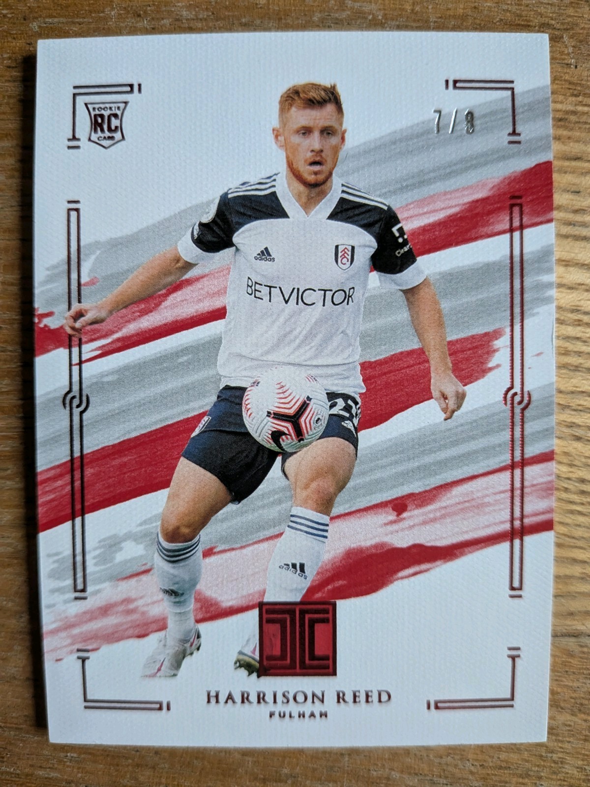 Harrison Reed Fulham Panini Impeccable Rookie RC Numbered /8 Football Card for sale on Ebay