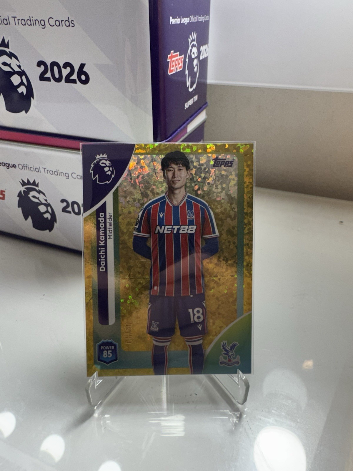 Topps Premier League 2026 Daichi Kamada /50 Gold Crystal Palace for sale on Ebay