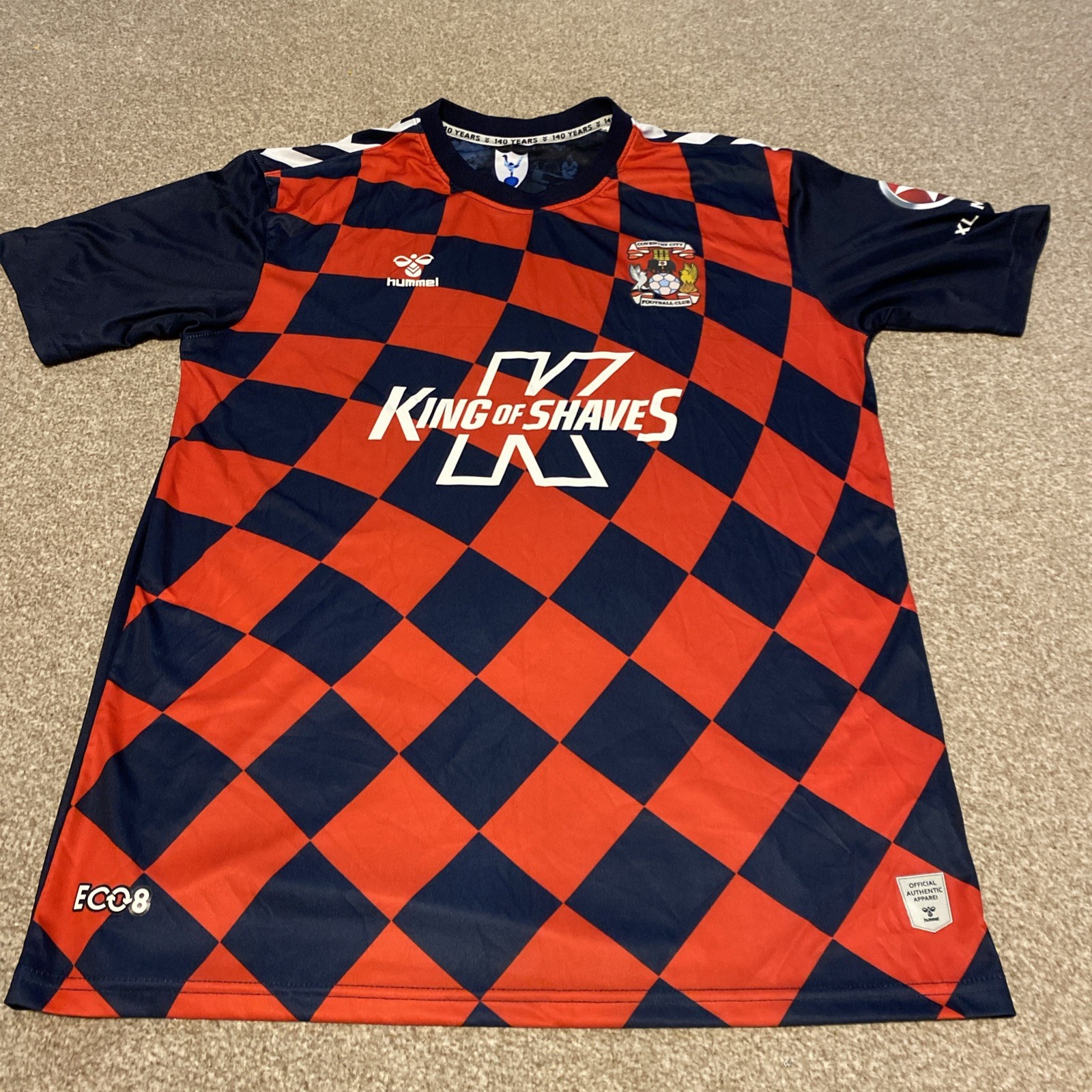 Coventry City Away Shirt. Hummel Size XL for sale on Ebay