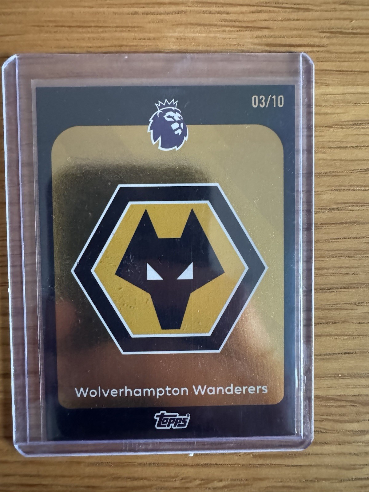 Topps 2026 Wolves Badge /10 for sale on Ebay