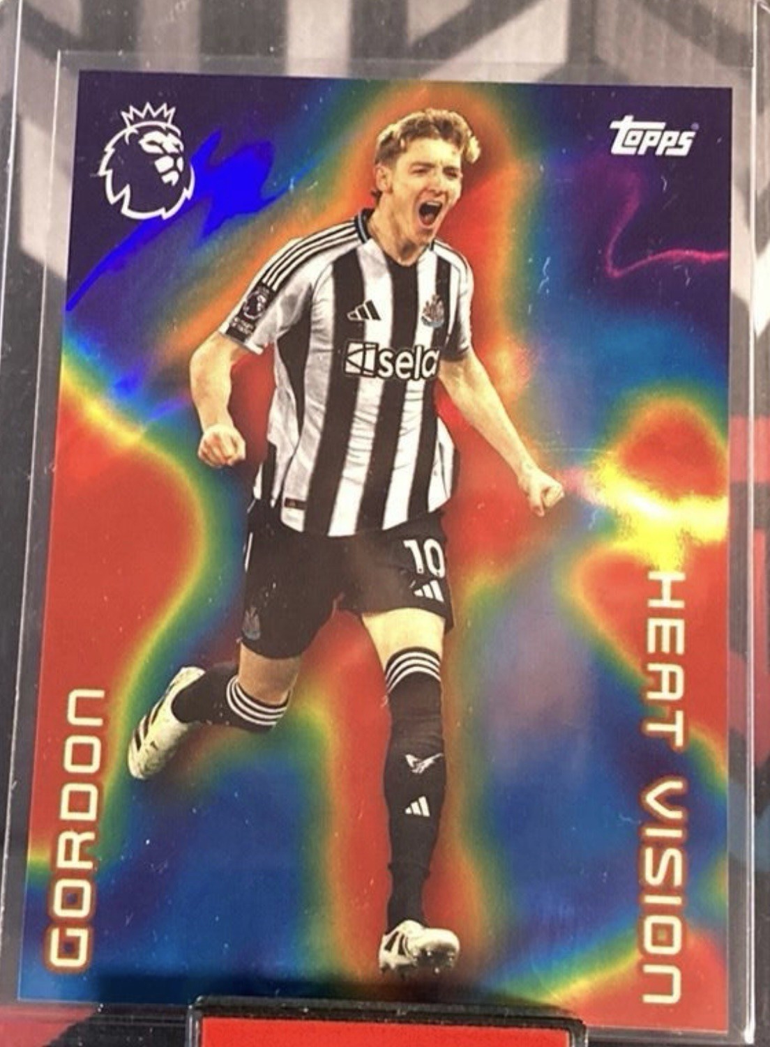 Anthony Gordon Heat Vision (CASE HIT) 2026 Topps Premier League Newcastle  for sale on Ebay