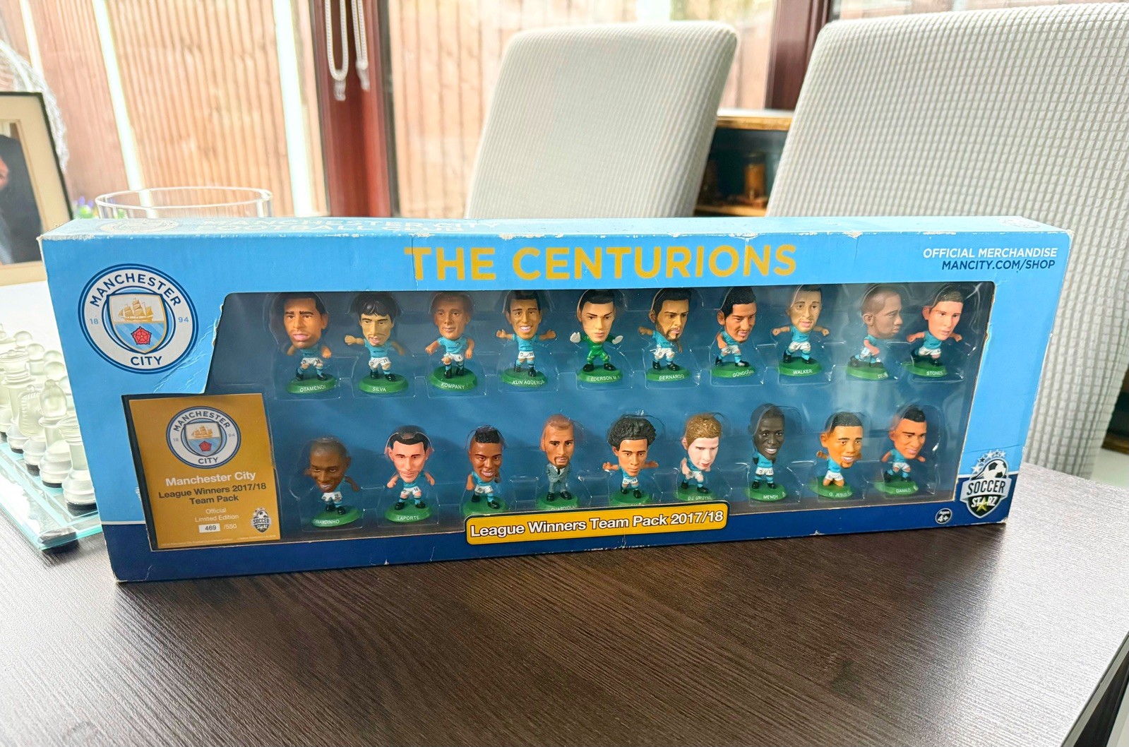 Manchester City FC SoccerStarz Premier League Winners Team Pack 17/18 Centurions for sale on Ebay