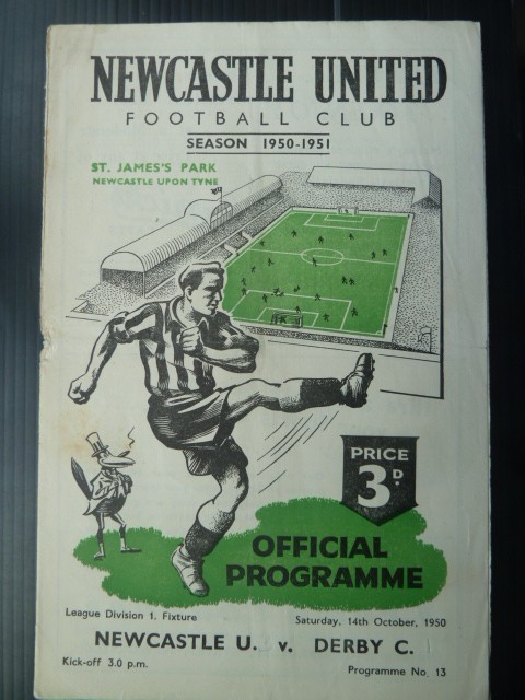 NEWCASTLE UNITED  v  Derby County  50/1. for sale on Ebay