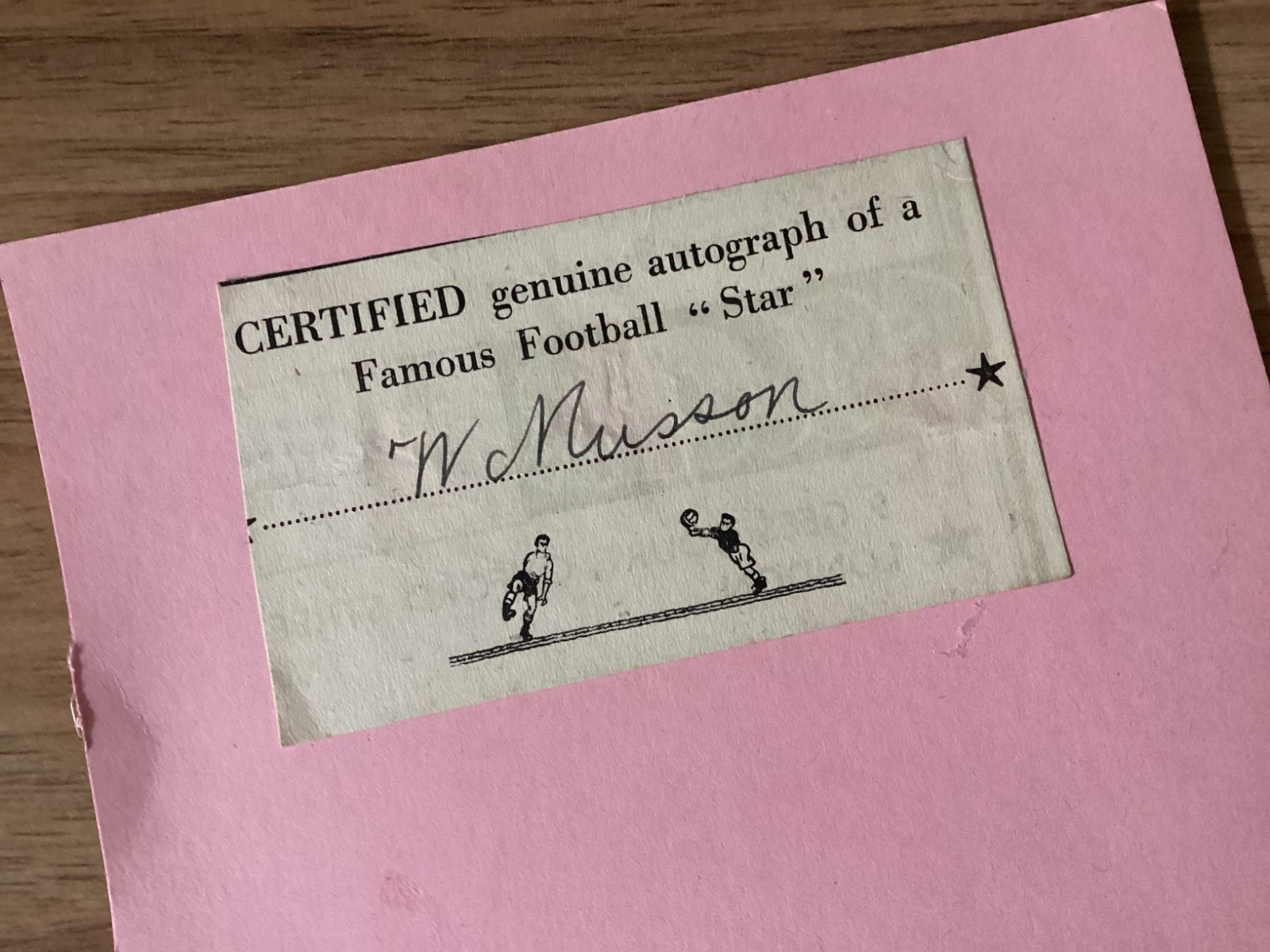 WALTER  '' CHICK ''  MUSSON , DERBY COUNTY AUTOGRAPH SIGNED FA CUP FINALIST 1946 for sale on Ebay