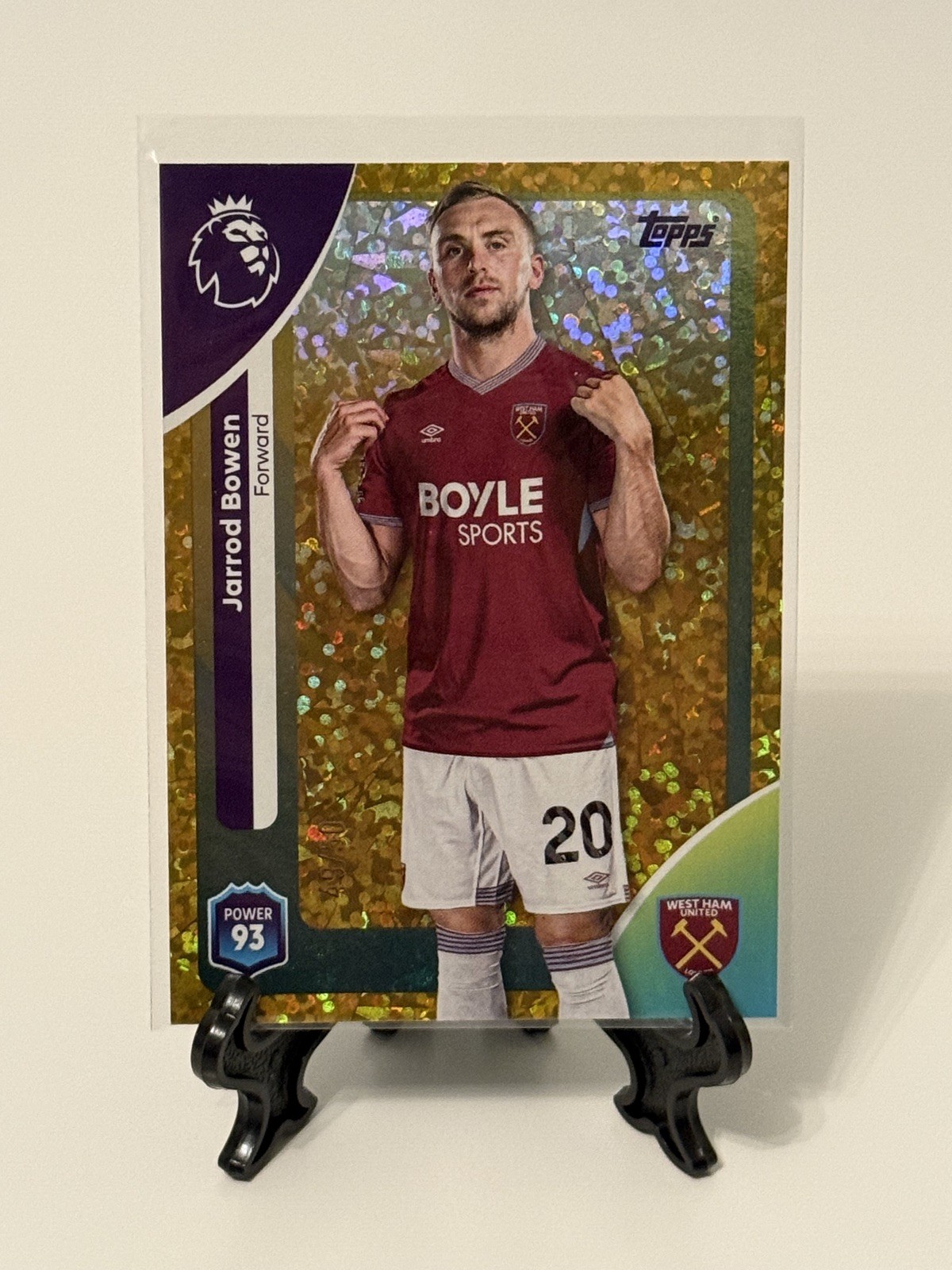 Topps 2026 Premier League Football Jarrod Bowen West Ham United  49/50 for sale on Ebay