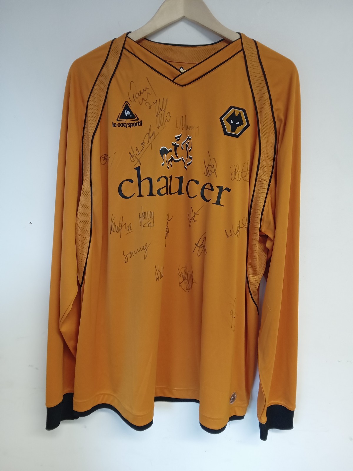 Wolves FC Football Signed Squad Shirt 2006 Home Kit Size 46 for sale on Ebay