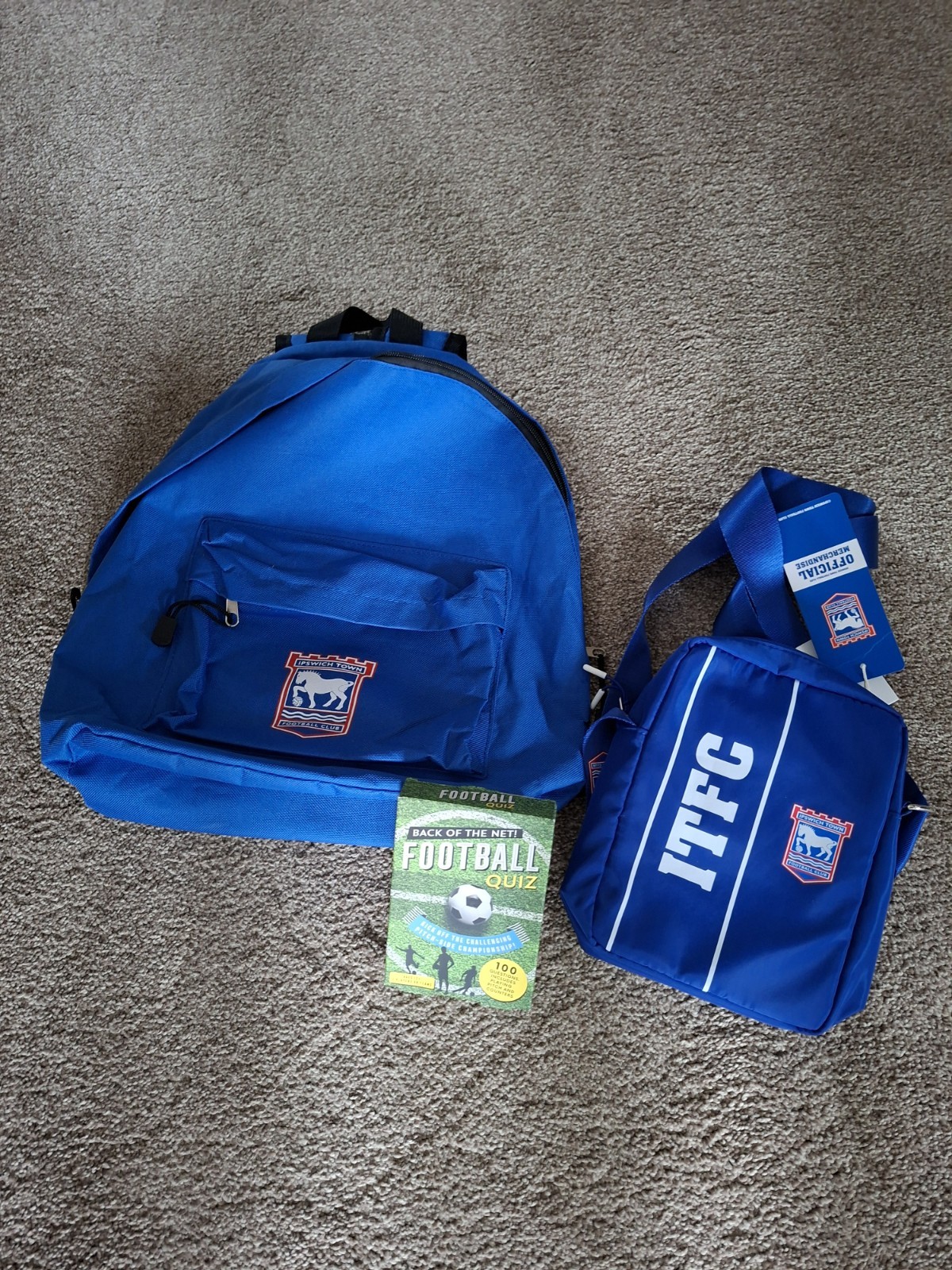Ipswich Town Football Bags for sale on Ebay