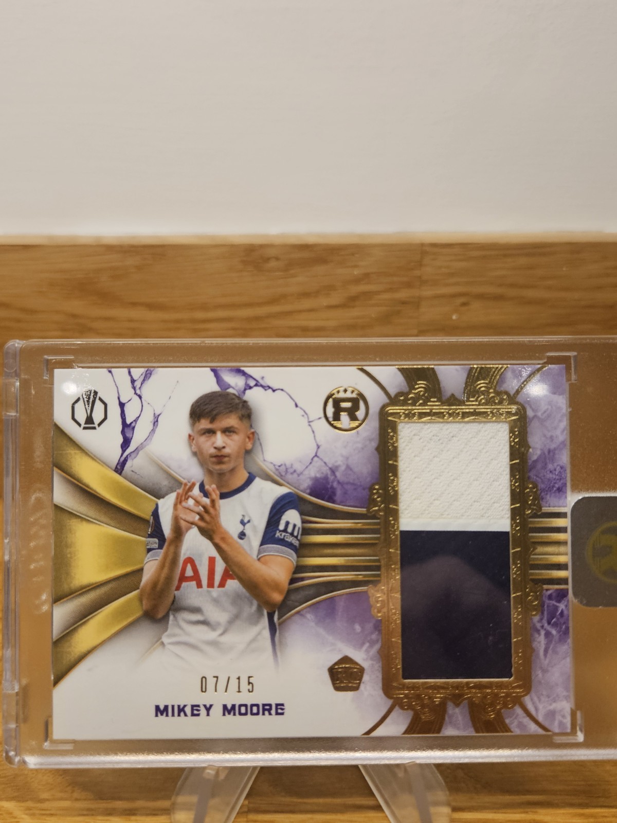 Topps Reverence 2024-25 Mikey Moore Rookie Patch Player Worn /15 Tottenham for sale on Ebay