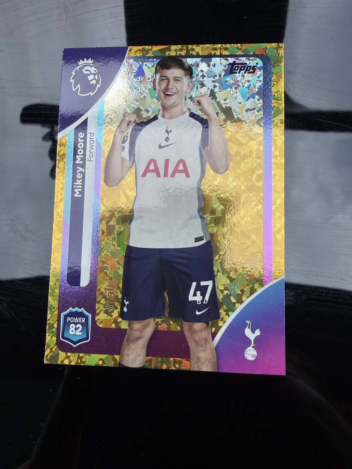Mikey Moore Tottenham Hotspur Parallel Numbered /50 for sale on Ebay