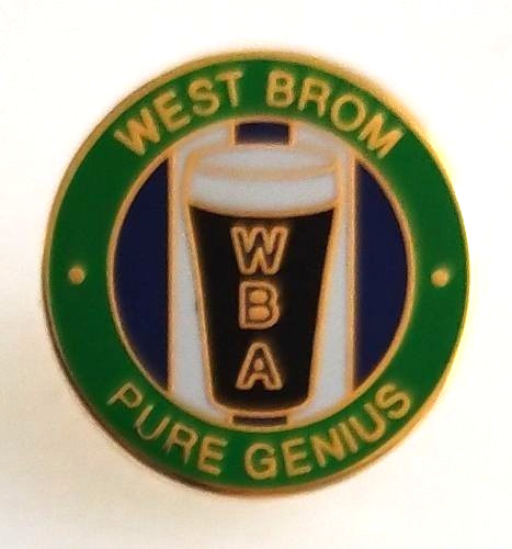 WEST BROMWICH ALBION FC BADGE - PURE GENIUS for sale on Ebay
