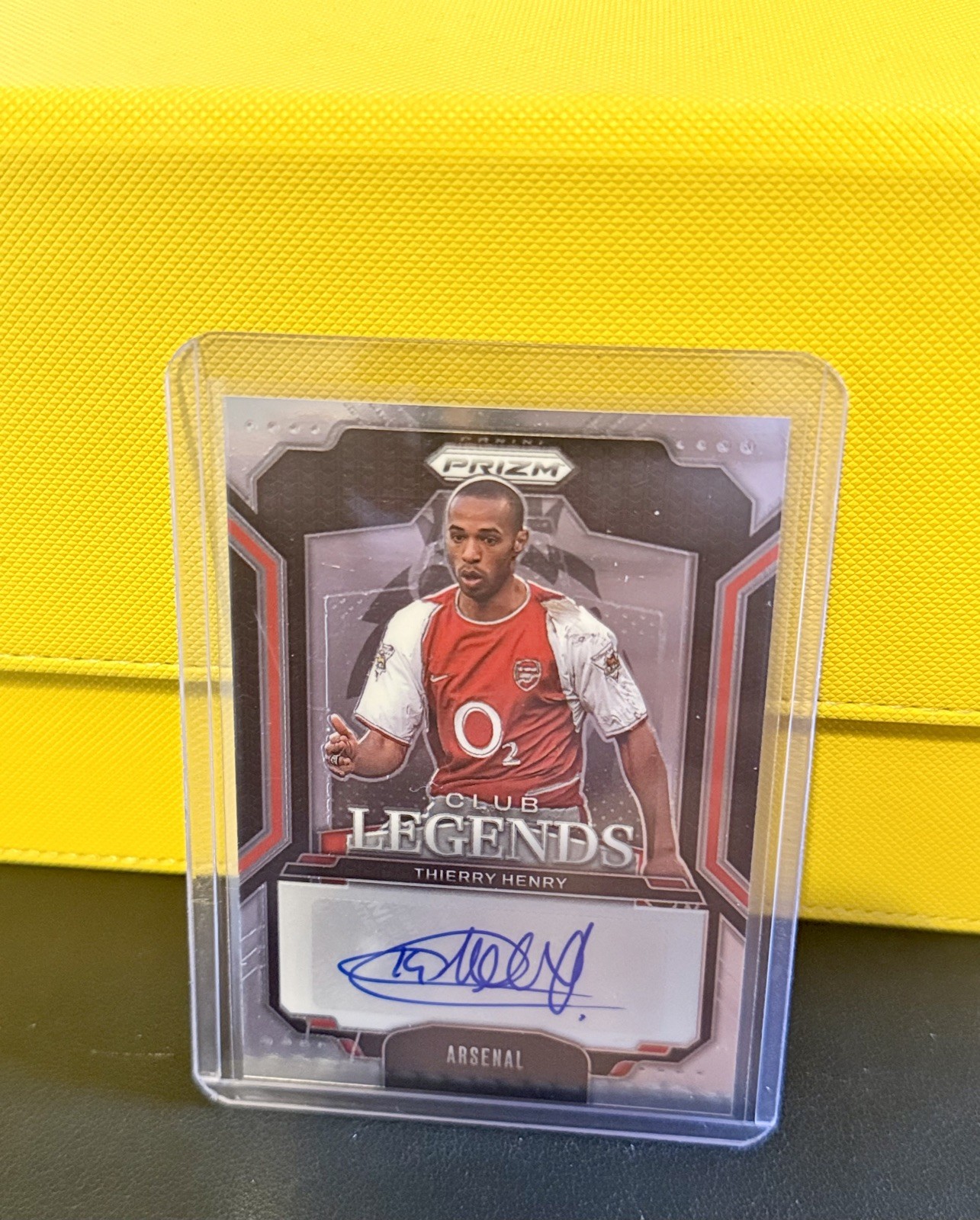 Panini Prizm Premier League 2024-25 Thierry Henry Club Legends Auto Arsenal for sale on Ebay