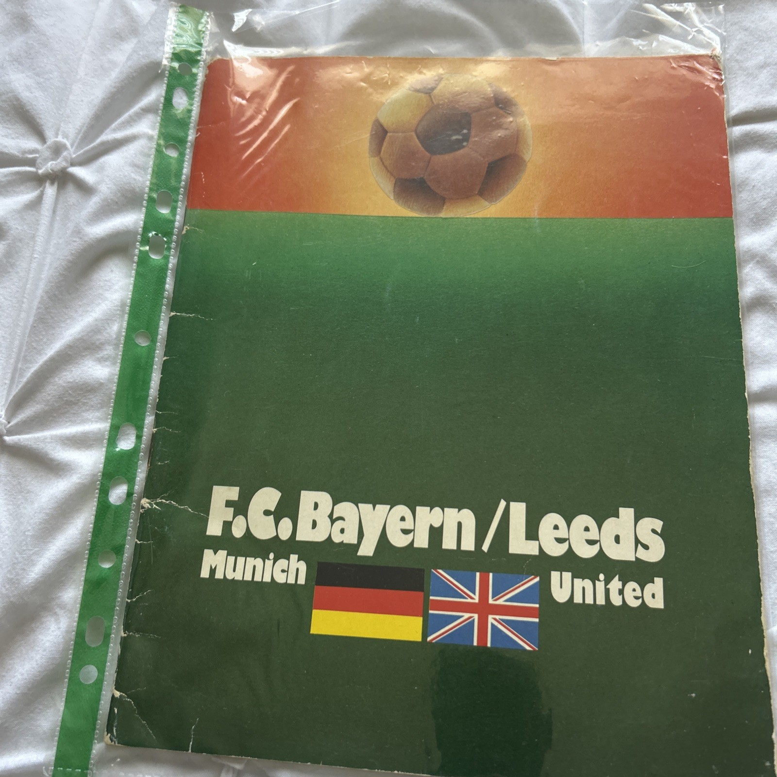 1975 European Cup Final BAYERN MUNICH v LEEDS UNITED  for sale on Ebay