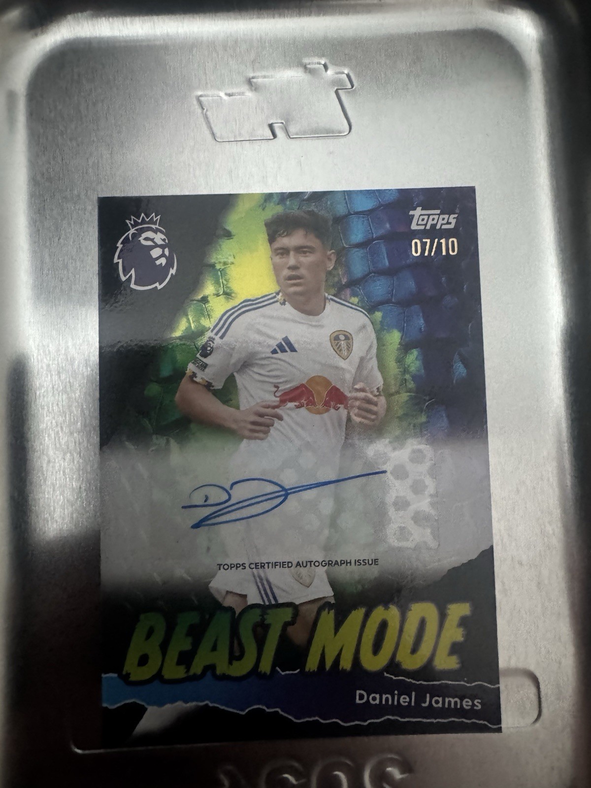 Daniel James TOPPS #7/10 Signed Beast Mode Card Leeds for sale on Ebay