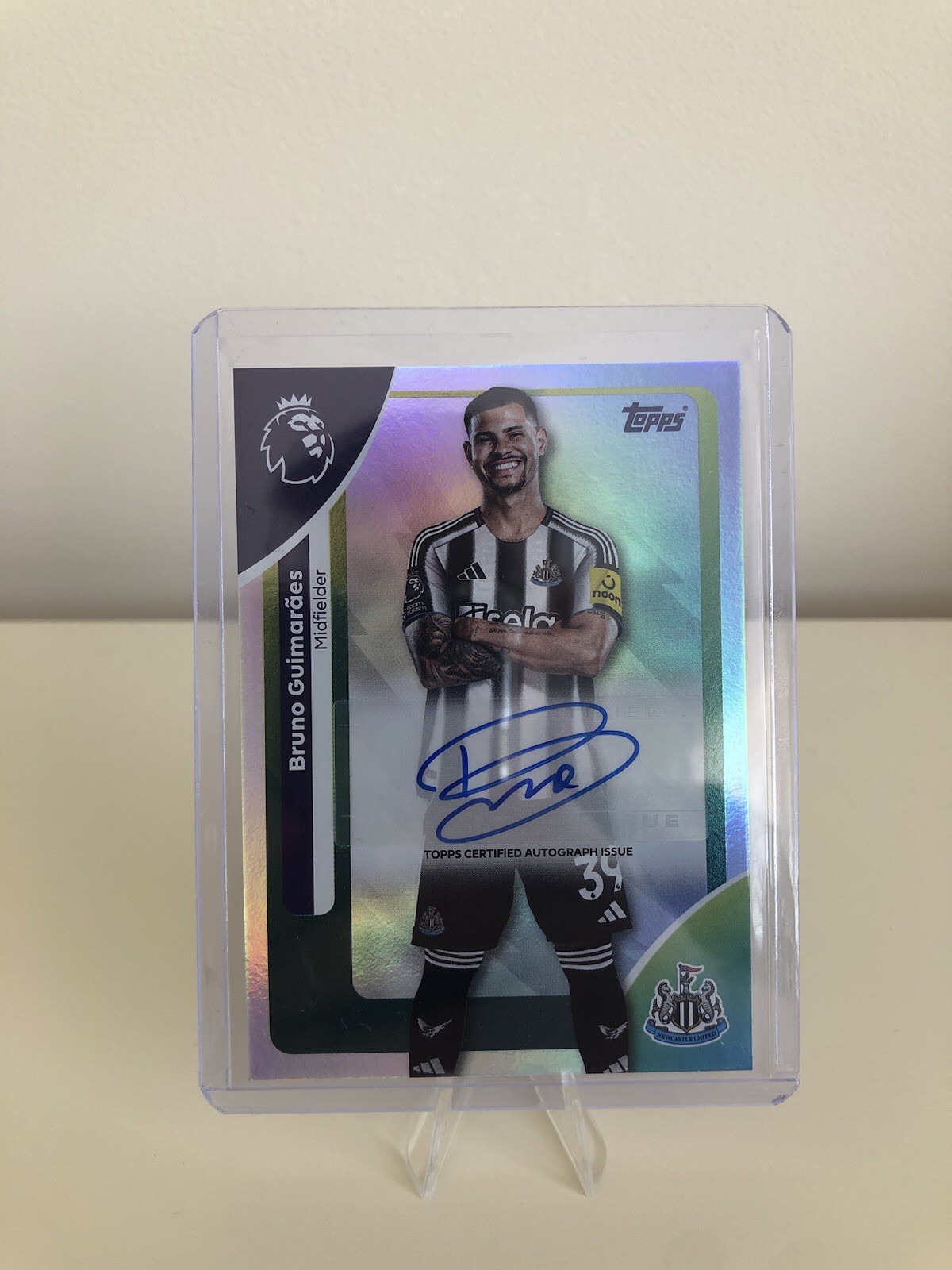 Bruno Guimaraes Auto - 2025-26 Topps Premier League Newcastle United Autograph  for sale on Ebay