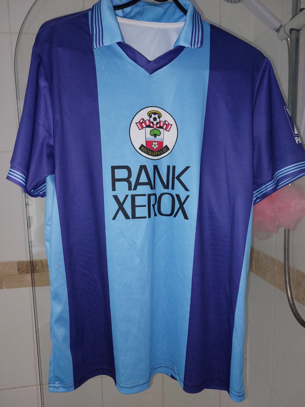 Southampton FC retro  1980 away shirt. Patrick/Keegan/Shilton/Channon.  for sale on Ebay