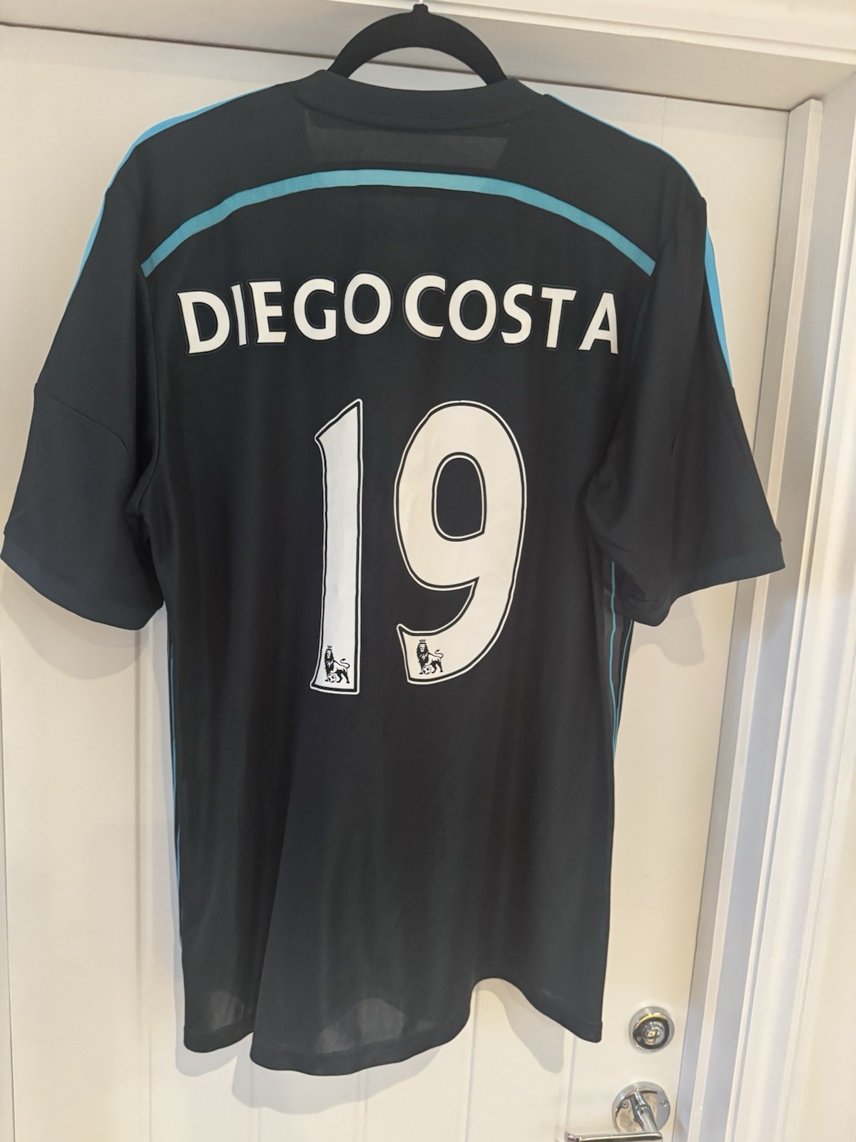 Chelsea Third Shirt 2014/15 Adidas Diego Costa No.19 Size Large for sale on Ebay