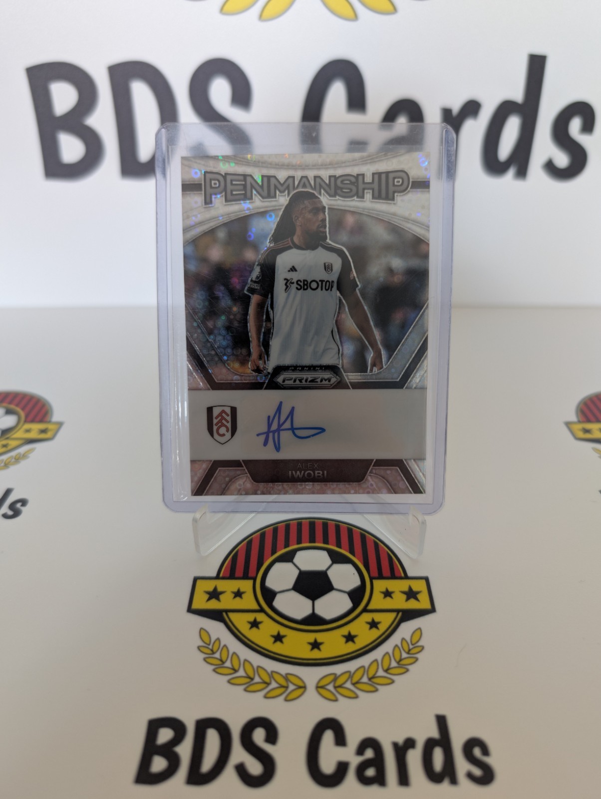2023-24 Panini Prizm Premier League Penmanship Alex Iwobi Auto Card! Fulham Rare for sale on Ebay
