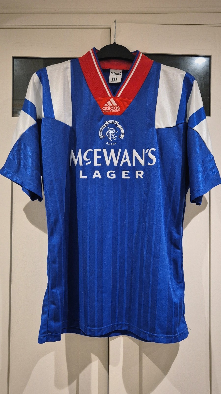 Original Glasgow Rangers Home Football Shirt 92/94 for sale on Ebay
