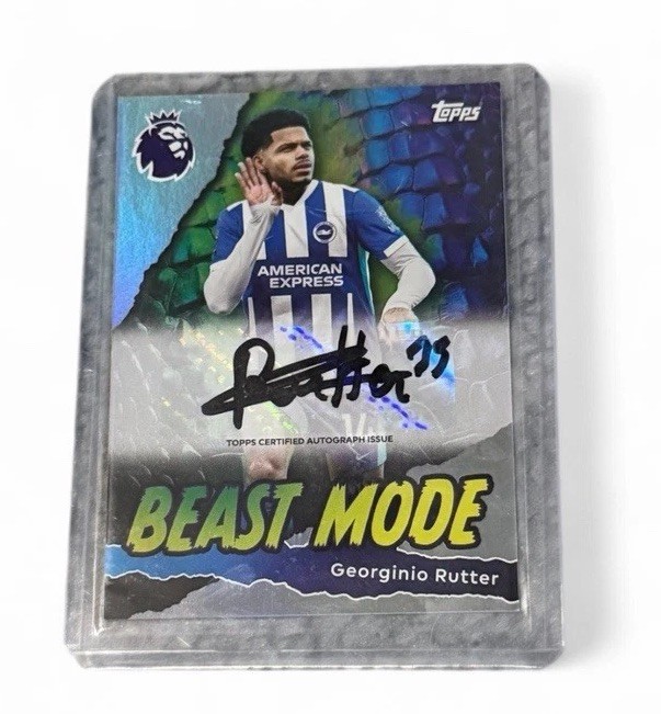 Topps Premier League 2026 - Georginio Rutter - Auto - Brighton - Black Ink for sale on Ebay