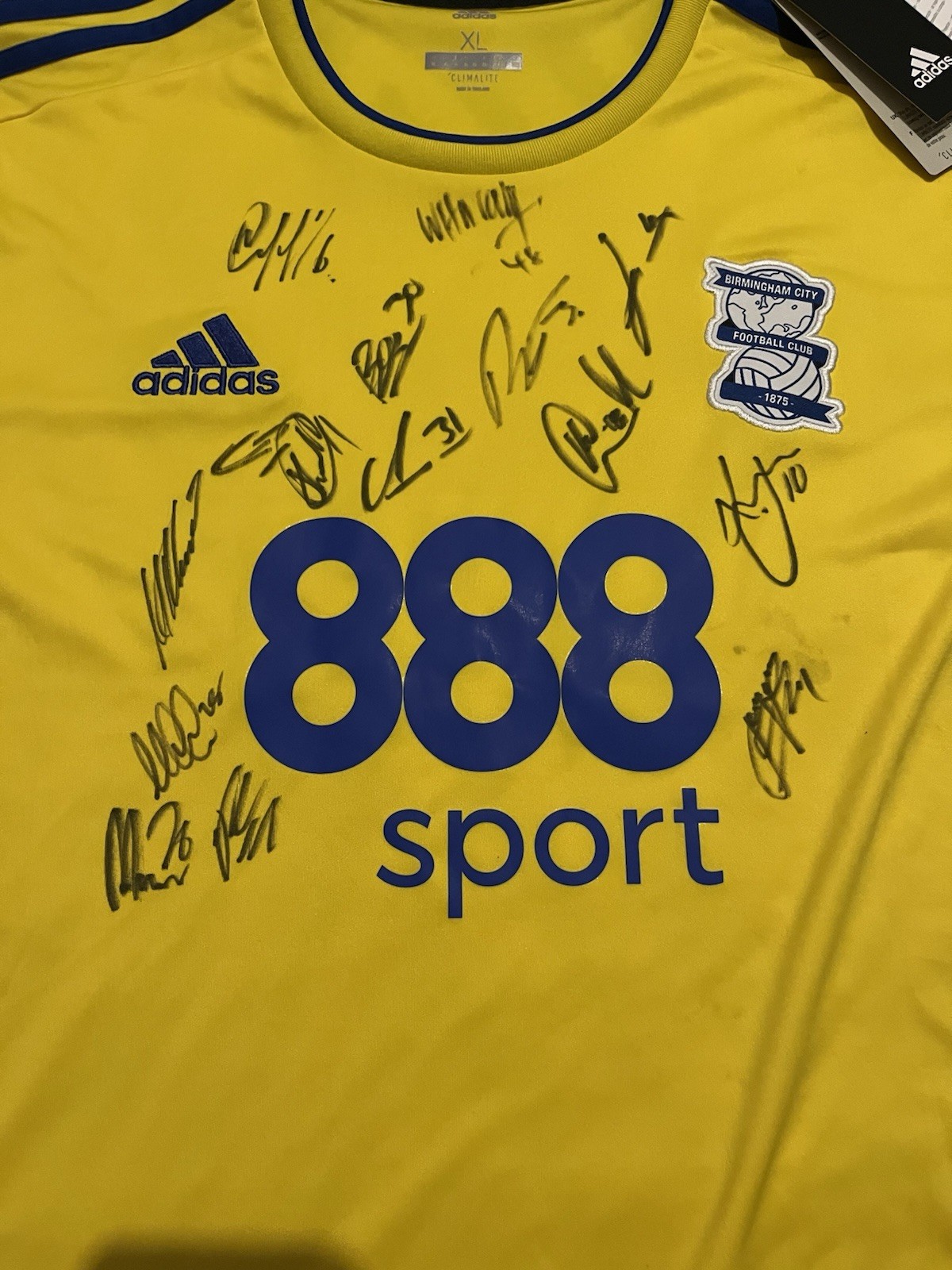 Birmingham City Sighned Away Shirt 2018 Men’s Size Xl for sale on Ebay