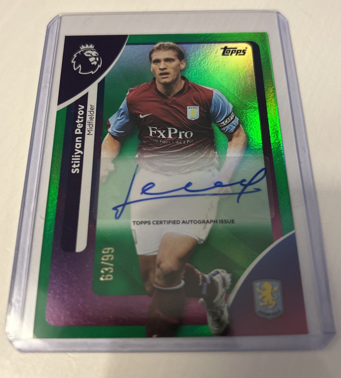 Topps Premier League 2025/2026 - Villa - Petrov Signed Auto /99 for sale on Ebay