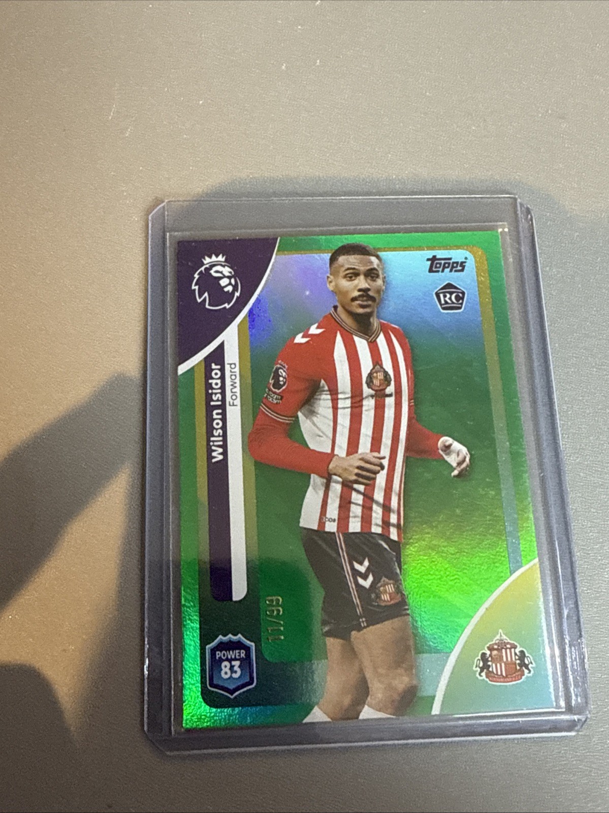 Wilson Isidor Sunderland Numbered Rookie 11/99 for sale on Ebay