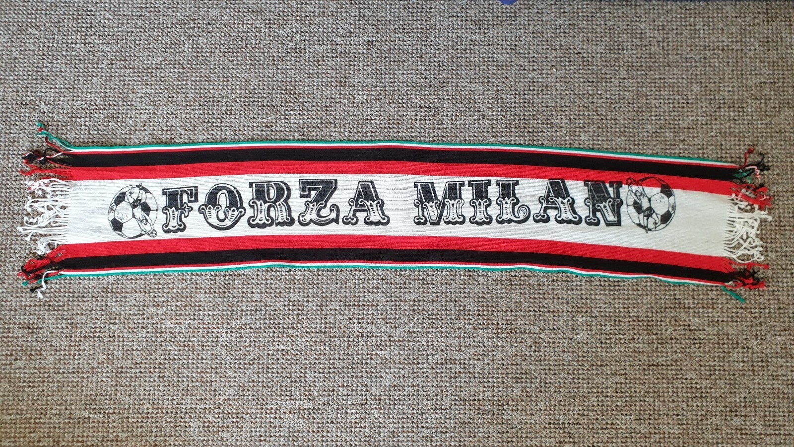 Associazione Calcio Milan Scarf for sale on Ebay