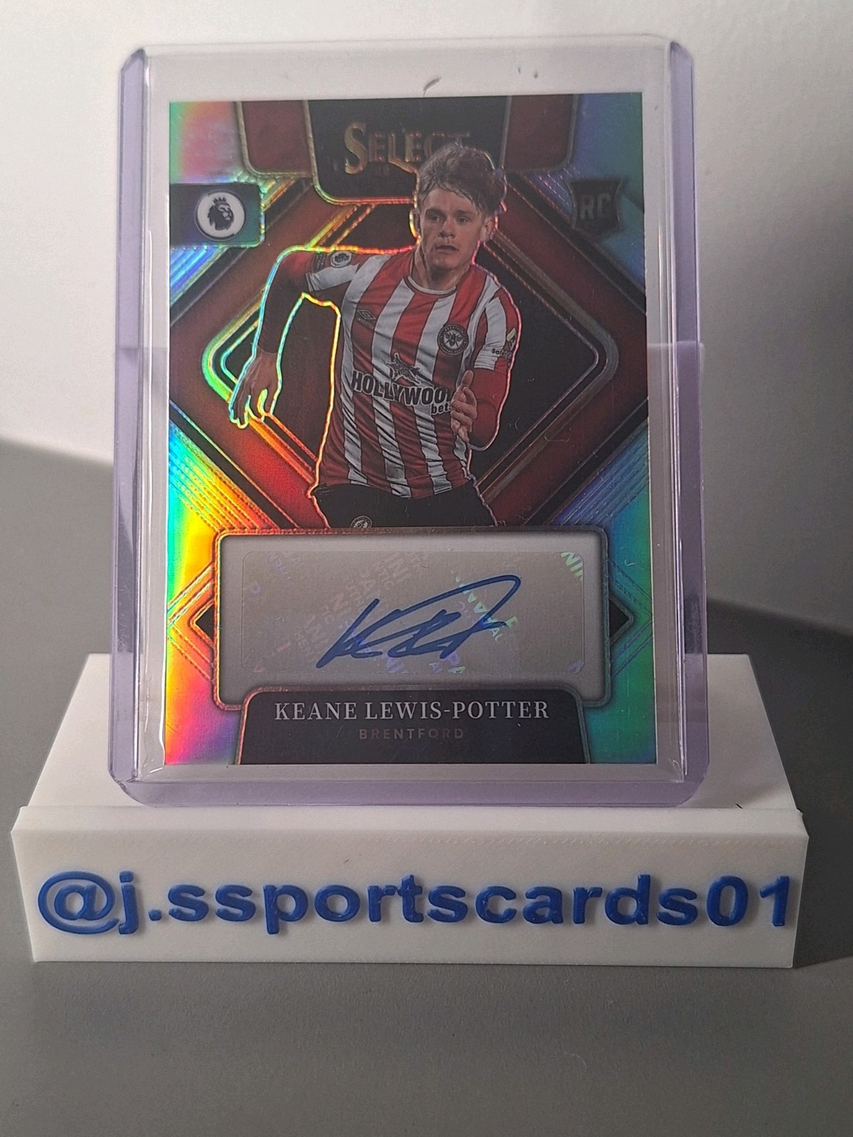 Keane Lewis potter Auto Rookie 2022/23 panini select Brentford SS-KLP for sale on Ebay