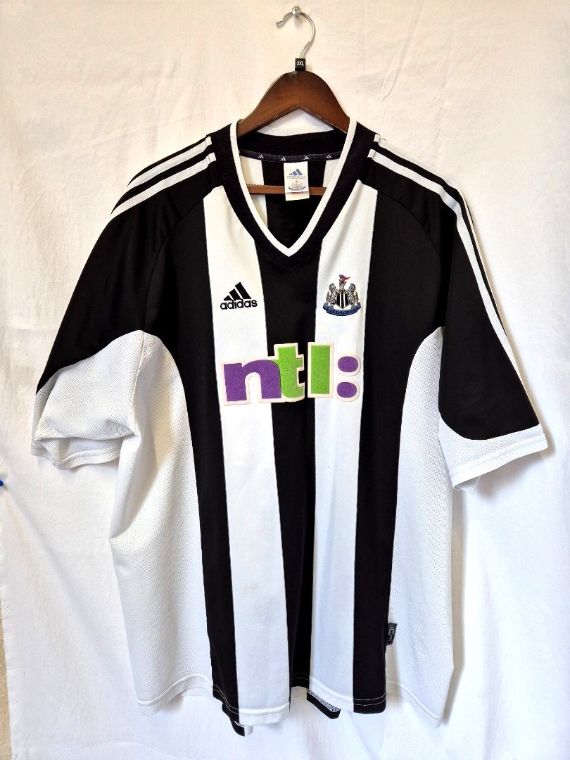 Men`s ADIDAS NEWCASTLE UNITED FC Home Top 2002/03 Size 3XL CG M16 for sale on Ebay